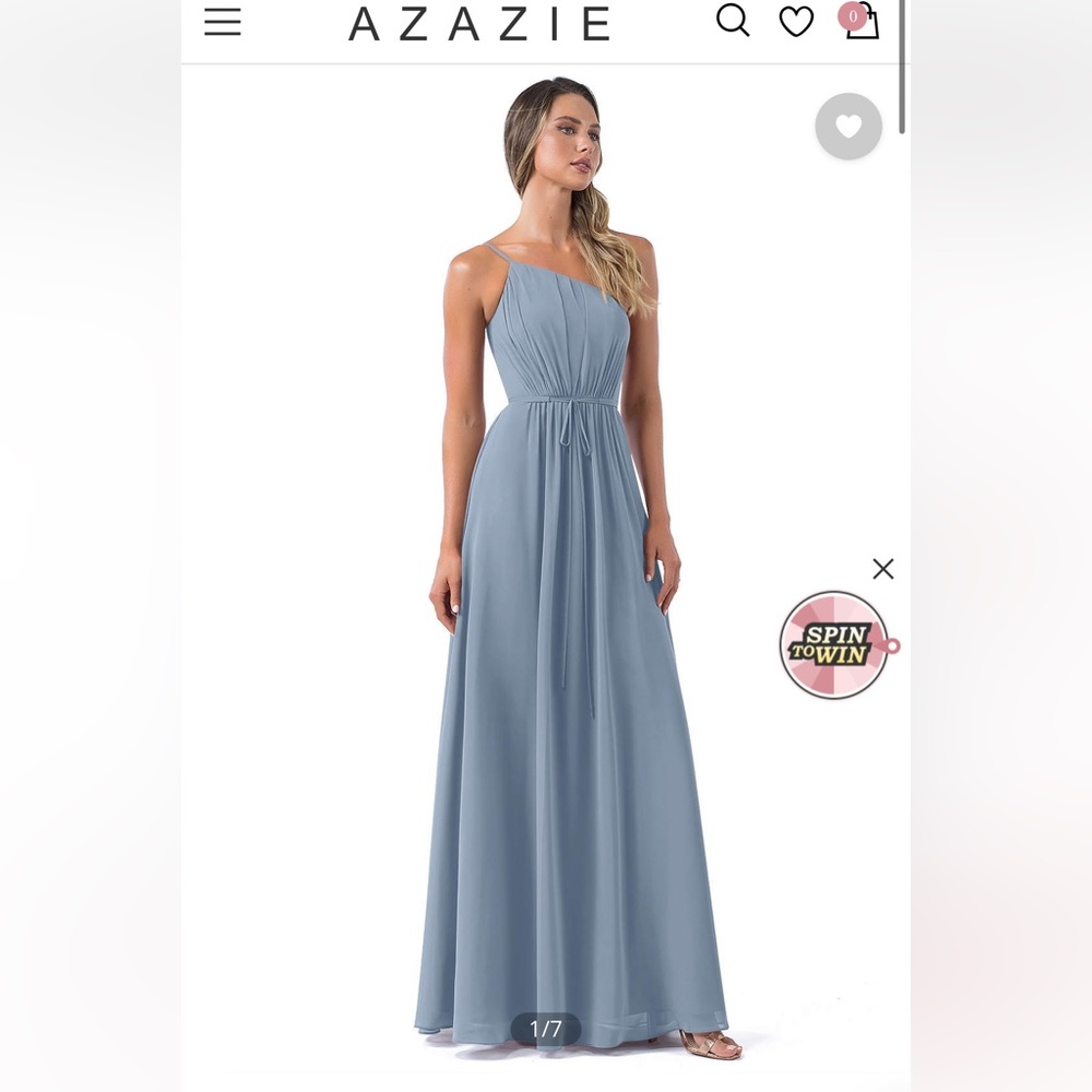 Azazie Hoya - Dusty Blue (A8 but shorter)